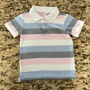 👕 Janie & Jack Size 5 Poplin Polo Shirt 👕